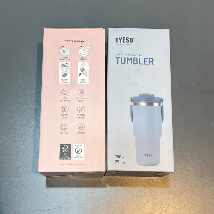 تراول ماگ TYESO دستهدار دوحالته 750 میلی لیتر