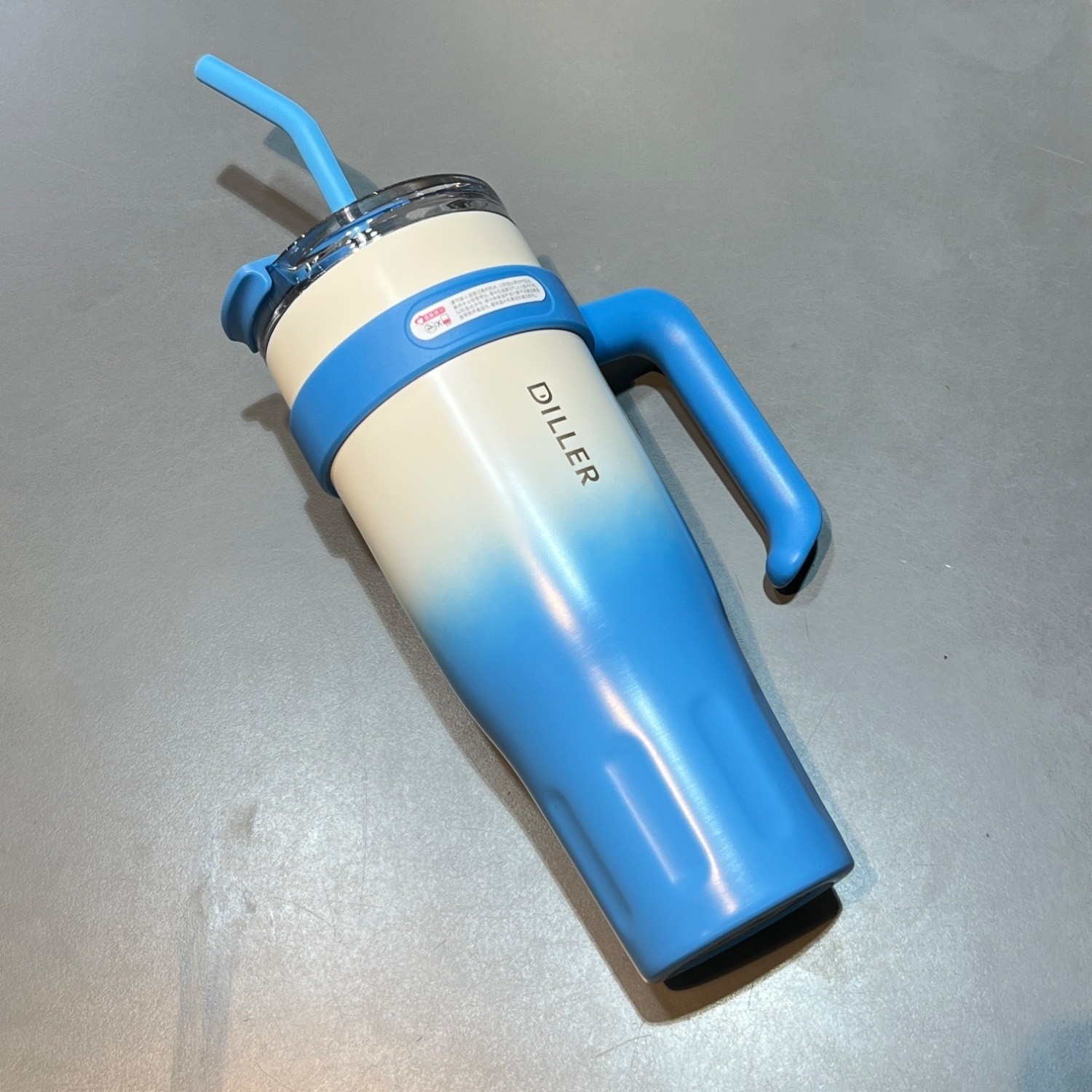 ماگ تامبلر نی دار دسته دار 1100 میل DILLER Tumbler