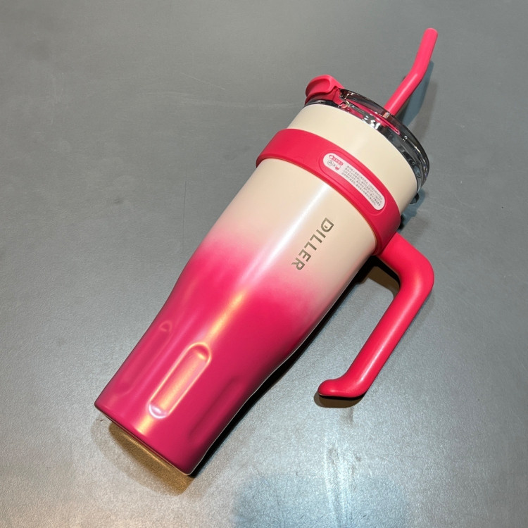 ماگ تامبلر نی دار دسته دار 1100 میل DILLER Tumbler