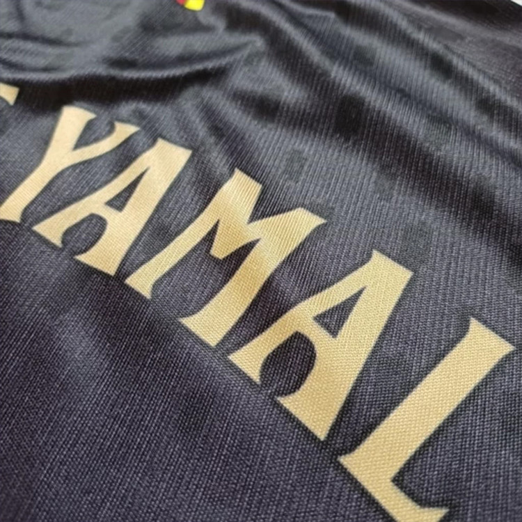 ست تی شرت و شلوارک ورزشی پسرانه بارسلونا مدل یامال Away 2027