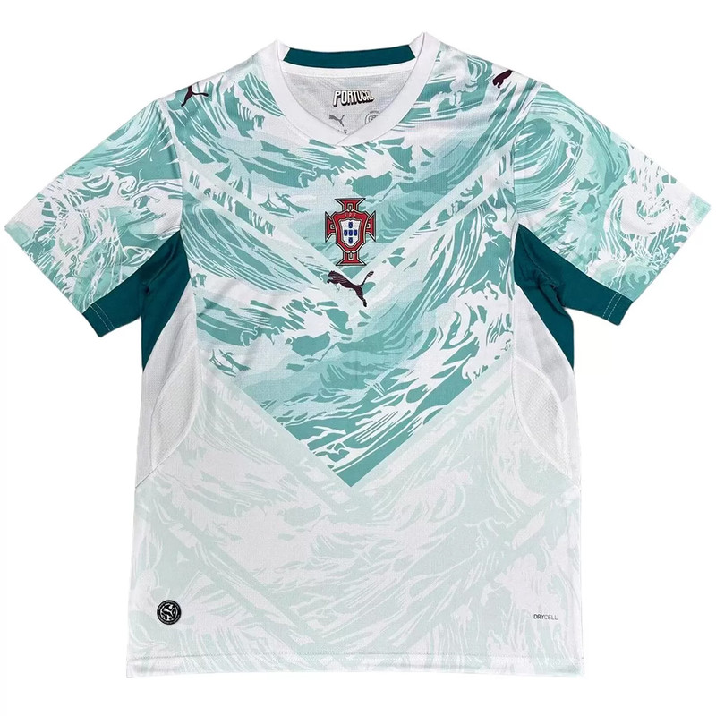 ست تی شرت و شلوارک ورزشی پسرانه مدل پرتغال Away 2026