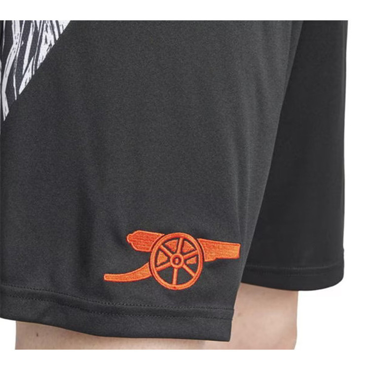 ست تی شرت و شلوارک ورزشی پسرانه مدل آرسنال Away 2025