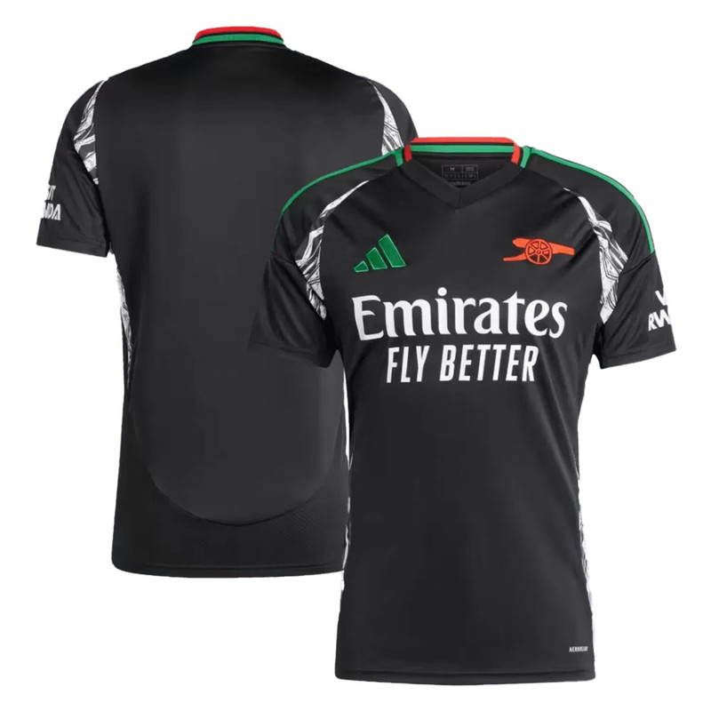 ست تی شرت و شلوارک ورزشی پسرانه مدل آرسنال Away 2025