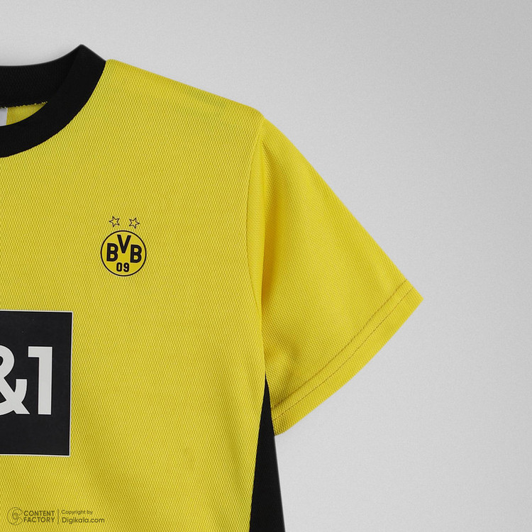 ست پیراهن و شلوارک ورزشی پسرانه مدل Dortmund_0025