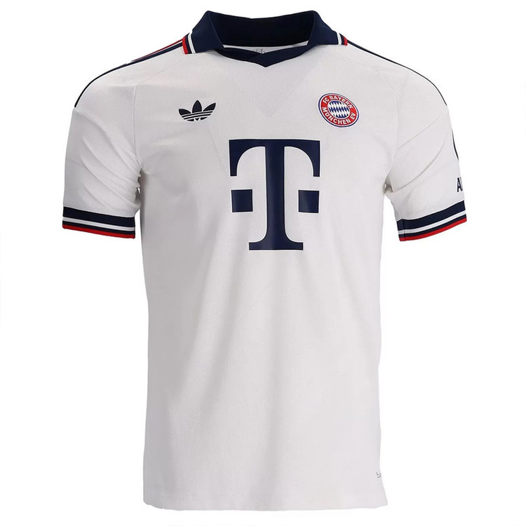 ست تیشرت آستین کوتاه و شورت ورزشی پسرانه مدل بایرن مونیخ Away 2027