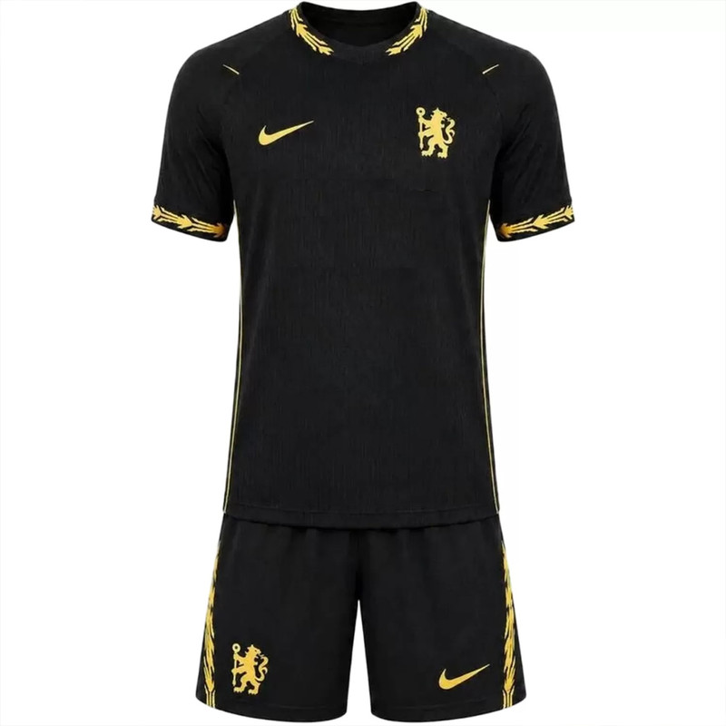 ست تی شرت و شلوارک ورزشی پسرانه مدل چلسی Away 2027