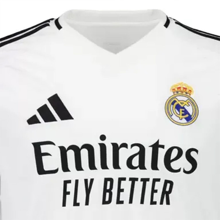 ست تی شرت و شلوارک ورزشی پسرانه مدل رئال مادرید Home 2025