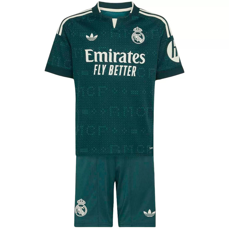 ست تی شرت و شلوارک ورزشی پسرانه مدل رئال مادرید Away 2027