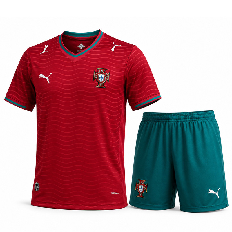ست تیشرت و شلوارک ورزشی پسرانه مدل GS-M-World Cup-317987