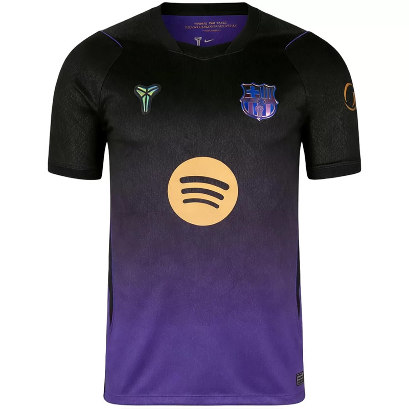 ست تی شرت و شلوارک ورزشی پسرانه مدل بارسلونا Away 2027
