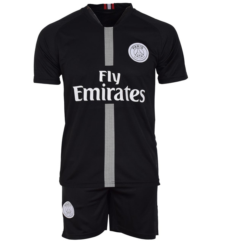پیراهن و شورت ورزشی پسرانه طرح نیمار مدل psg18/19