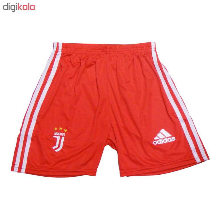 ست پیراهن و شورت ورزشی پسرانه طرح یوونتوس مدل Juve2-2020