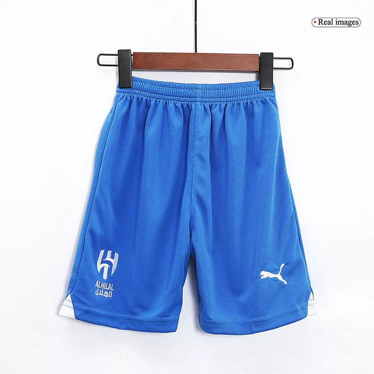 ست تیشرت و شلوارک ورزشی پسرانه مدل الهلال Home 2024
