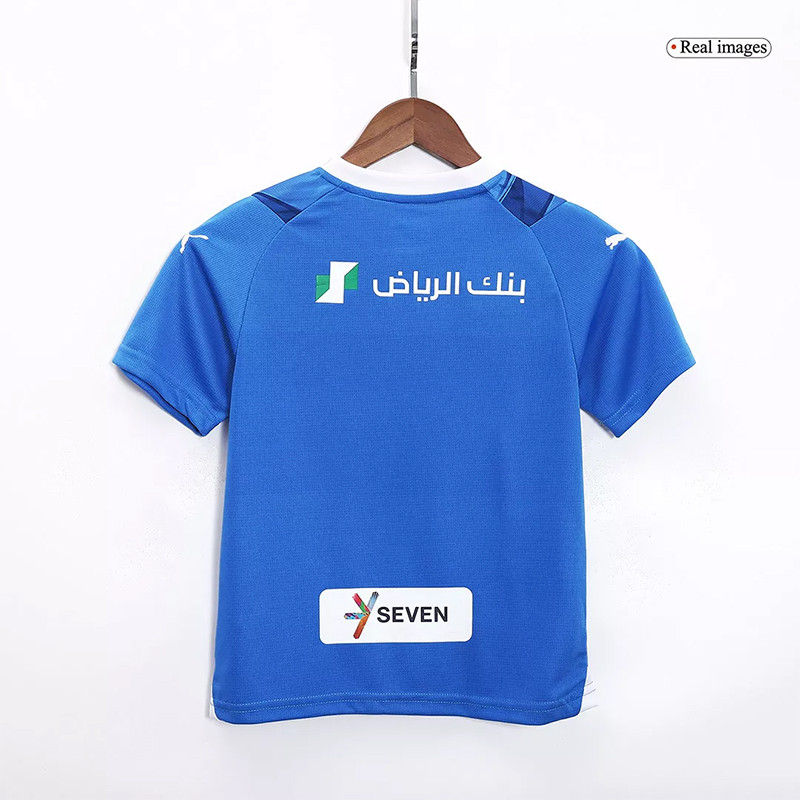 ست تیشرت و شلوارک ورزشی پسرانه مدل الهلال Home 2024