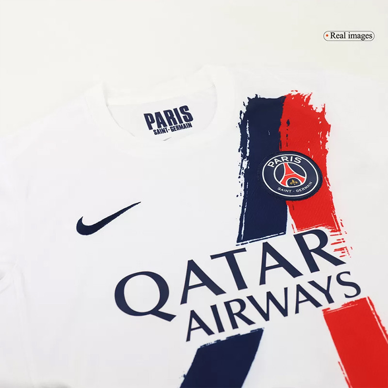 ست تی شرت و شلوارک ورزشی پسرانه مدل پاربس Away 2025