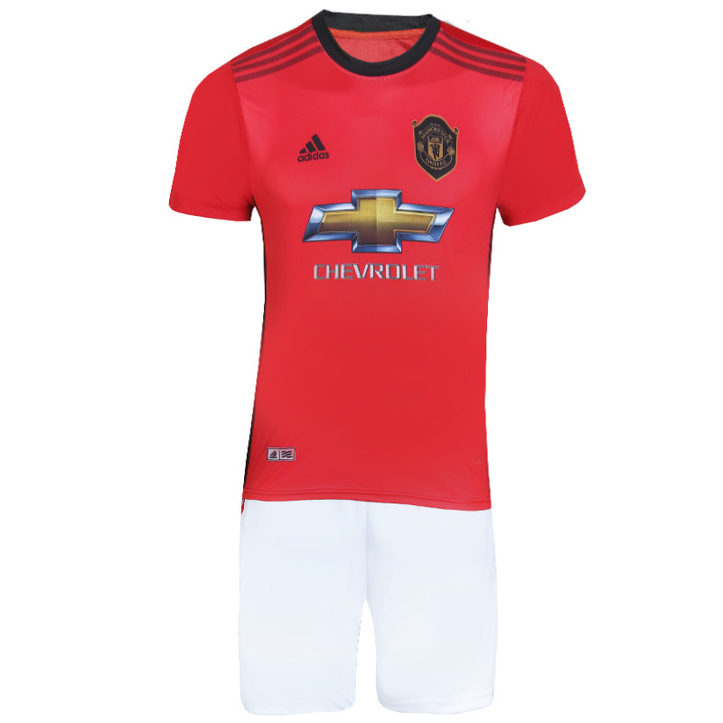 ست پیراهن و شورت ورزشی پسرانه طرح منچستر یونایتد مدل RASHFORD کد MAN.U 1 IRI