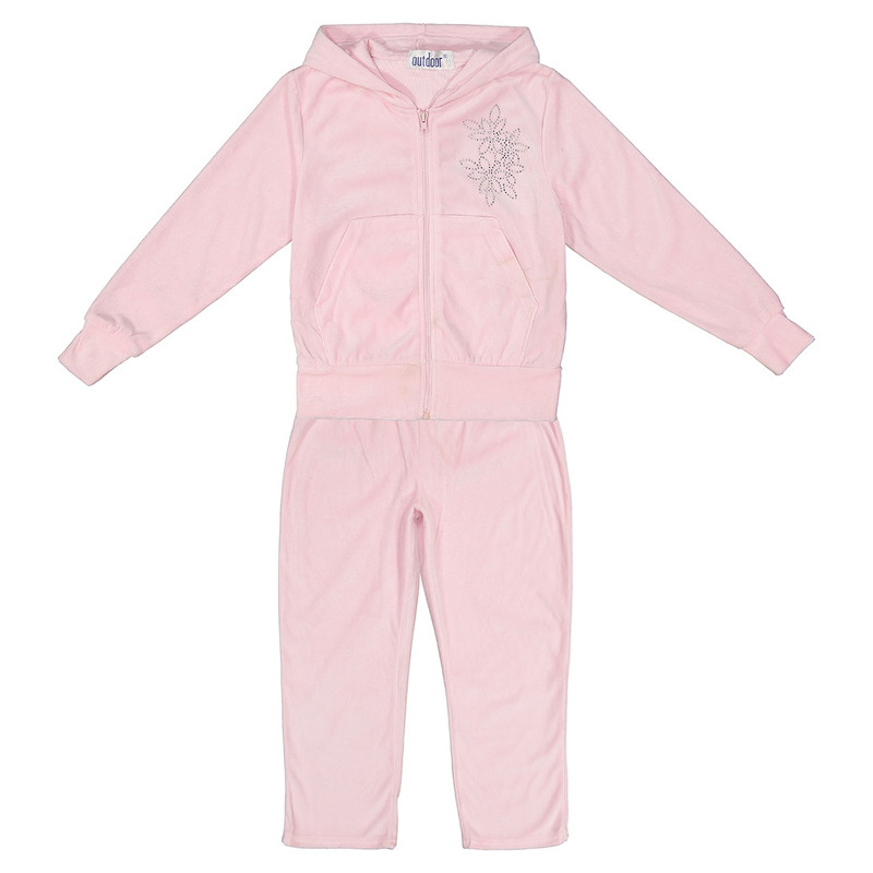 ست هودی و شلوار دخترانه مدل LIGHT PINK