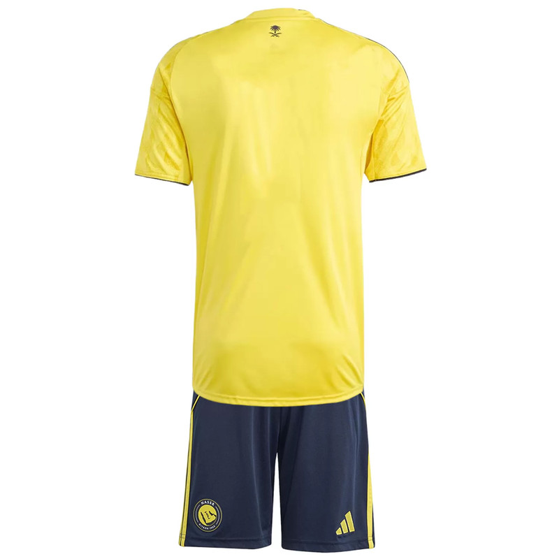 ست تیشرت و شلوارک ورزشی پسرانه مدل النصر عربستان Home 2026