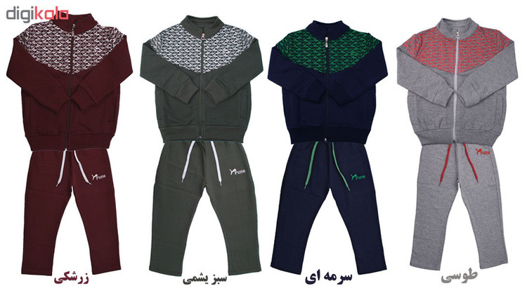ست سویشرت و شلوار ورزشی پسرانه کد P004